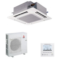 Кассетный кондиционер Mitsubishi Electric PLA-RP100BA/PU-P100VHA Кассетный кондиционер Mitsubishi Electric PLA-RP100BA/PU-P100VHA