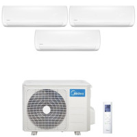 Мульти сплит система Midea MSMBAU-09HRFN1-Q(BW)x3 / M3OE-21HFN1-Q Мульти сплит система Midea MSMBAU-09HRFN1-Q(BW)x3 / M3OE-21HFN1-Q