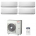 Мульти сплит система Toshiba RAS-B07J2KVG-Ex2+RAS-B16J2KVG-Ex2 / J2KVG-ERAS-4M27U2AVG-E Мульти сплит система Toshiba RAS-B07J2KVG-Ex2+RAS-B16J2KVG-Ex2 / J2KVG-ERAS-4M27U2AVG-E