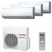 Мульти сплит система Toshiba RAS-M07SKV-E+RAS-M16SKV-Ex2 / RAS-3M26UAV-E Мульти сплит система Toshiba RAS-M07SKV-E+RAS-M16SKV-Ex2 / RAS-3M26UAV-E