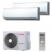 Мульти сплит система Toshiba RAS-M07SKV-Ex2 / RAS-M18UAV-E Мульти сплит система Toshiba RAS-M07SKV-Ex2 / RAS-M18UAV-E